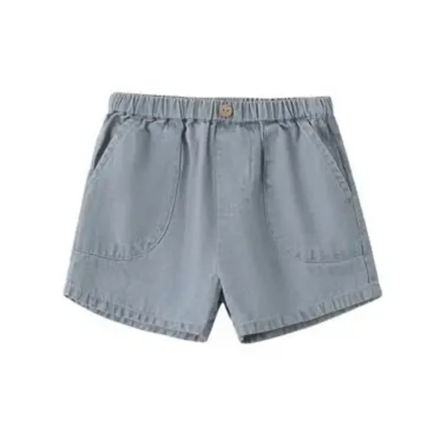 Quincy Mae Utility Short | Light Denim