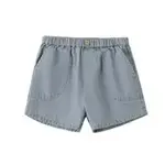 Quincy Mae Utility Short | Light Denim 4t-5y