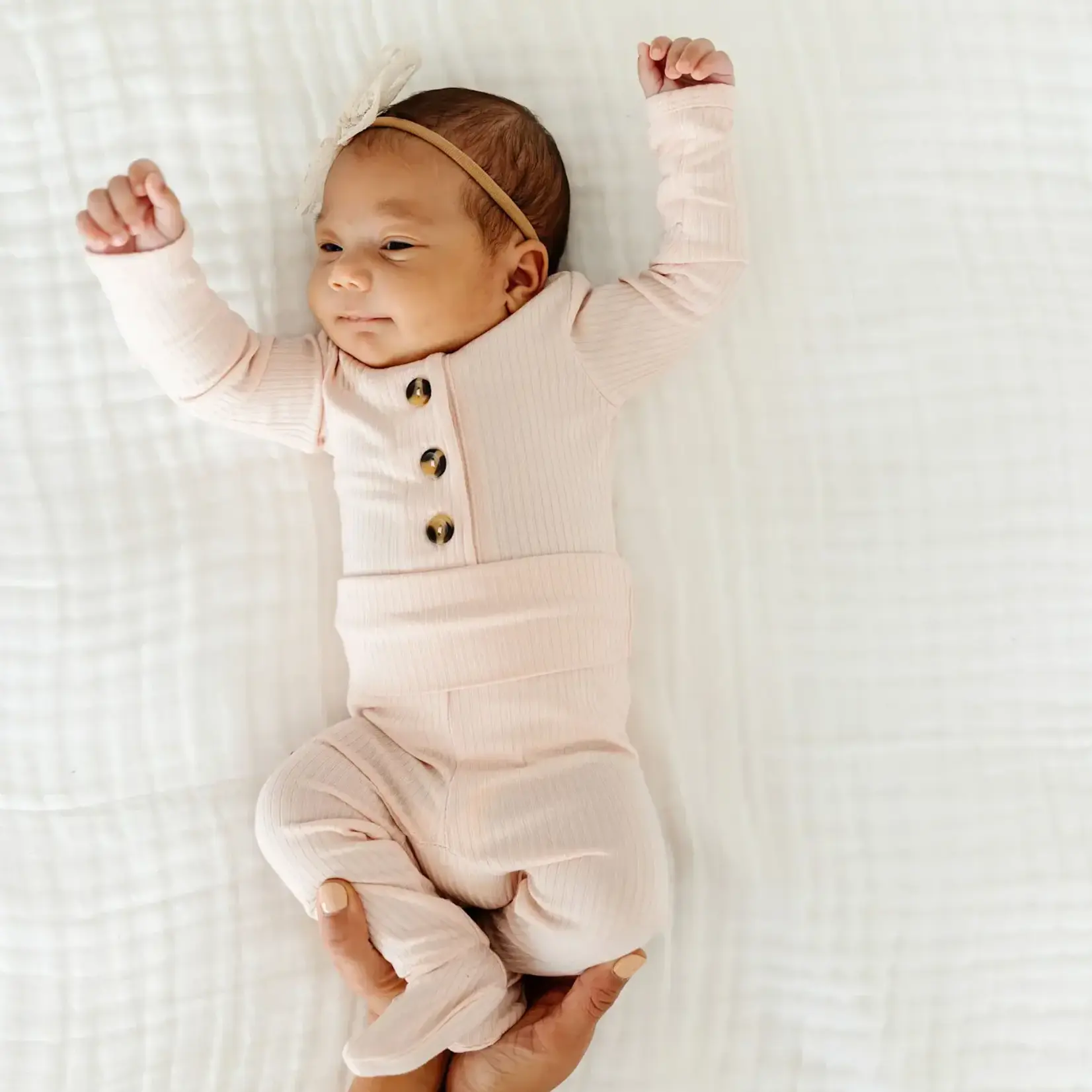 Lou Lou and Company Top + Bottoms Set - Rosie NB-3M