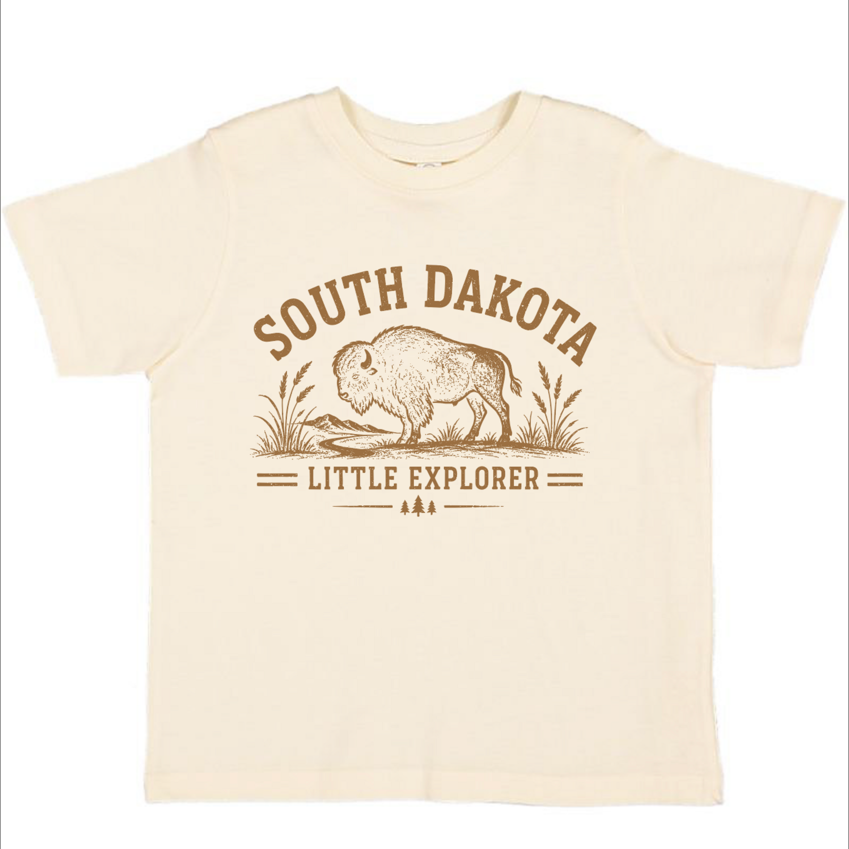 Brands We Love South Dakota Little Explorer Toddler Tee | Natural