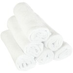 Copper Pearl Wash Cloths - Dove White