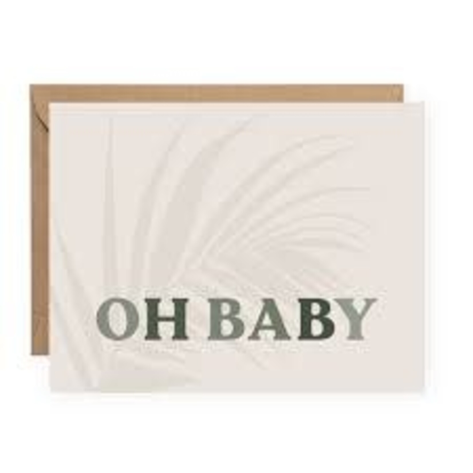 Kicks and Giggles Greeting Card Oh Baby