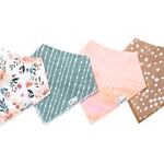 Copper Pearl Baby Bandana Bibs - Autumn Set - 4 pack