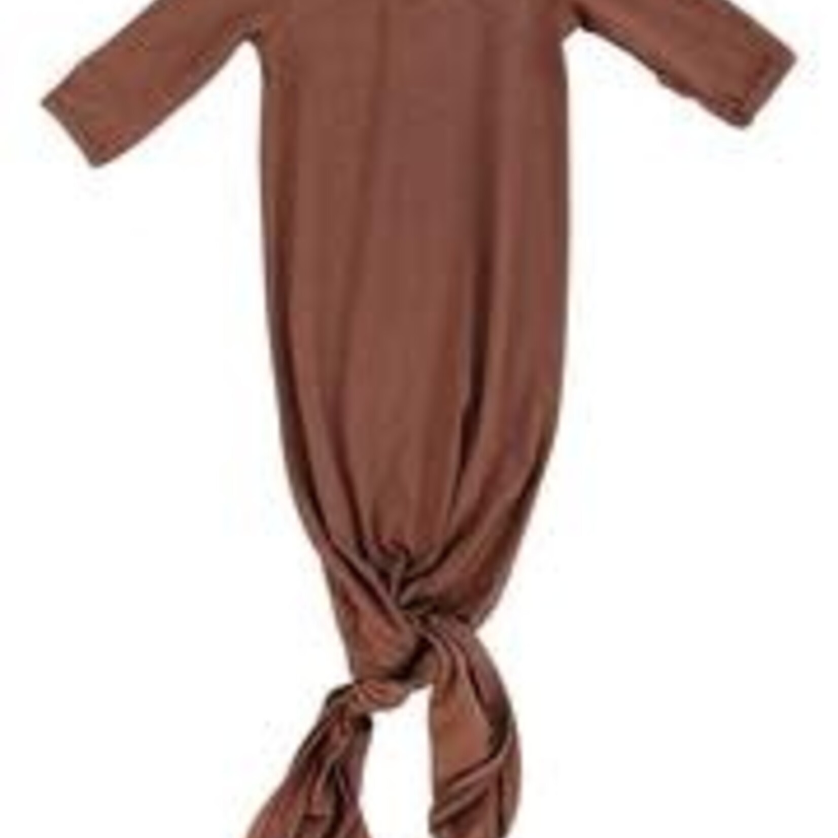 Mebie Baby Knot Gown - Rust  0-3M