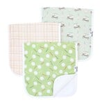 Copper Pearl Premium Burp Cloths - Bogey