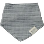 Mebie Baby Bib | Dusty Blue Muslin