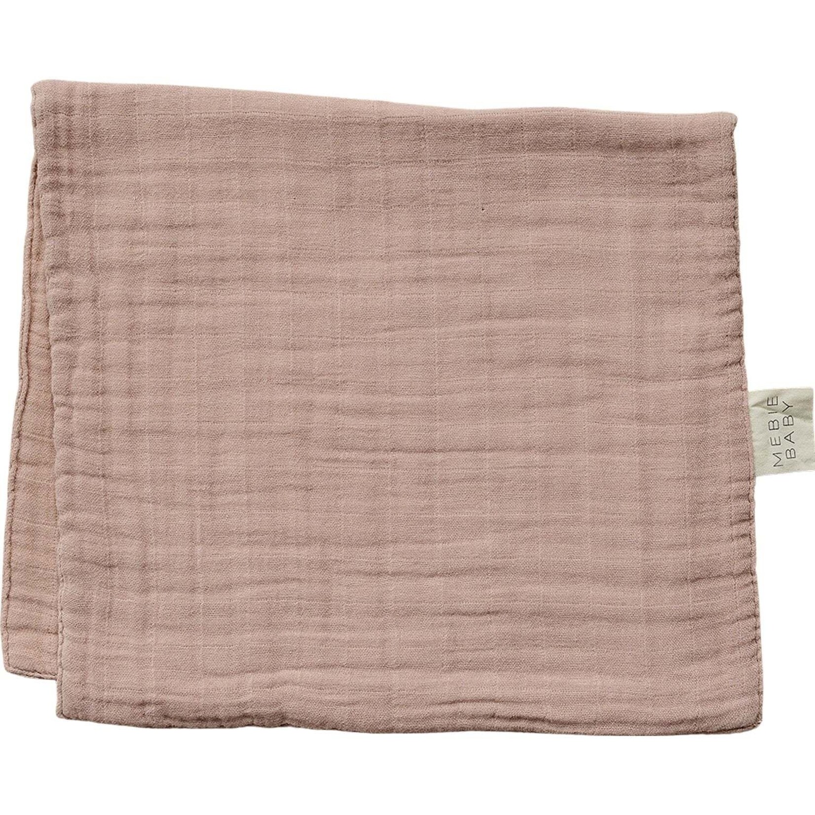 Mebie Baby Burp Cloth | Dusty Rose