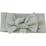 Mebie Baby Head Wrap | Sage Organic Ribbed