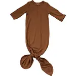 Mebie Baby Knot Gown - Rust