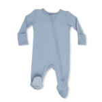 Angel Dear 2 Way Zipper Footie | Niagara Blue Newborn