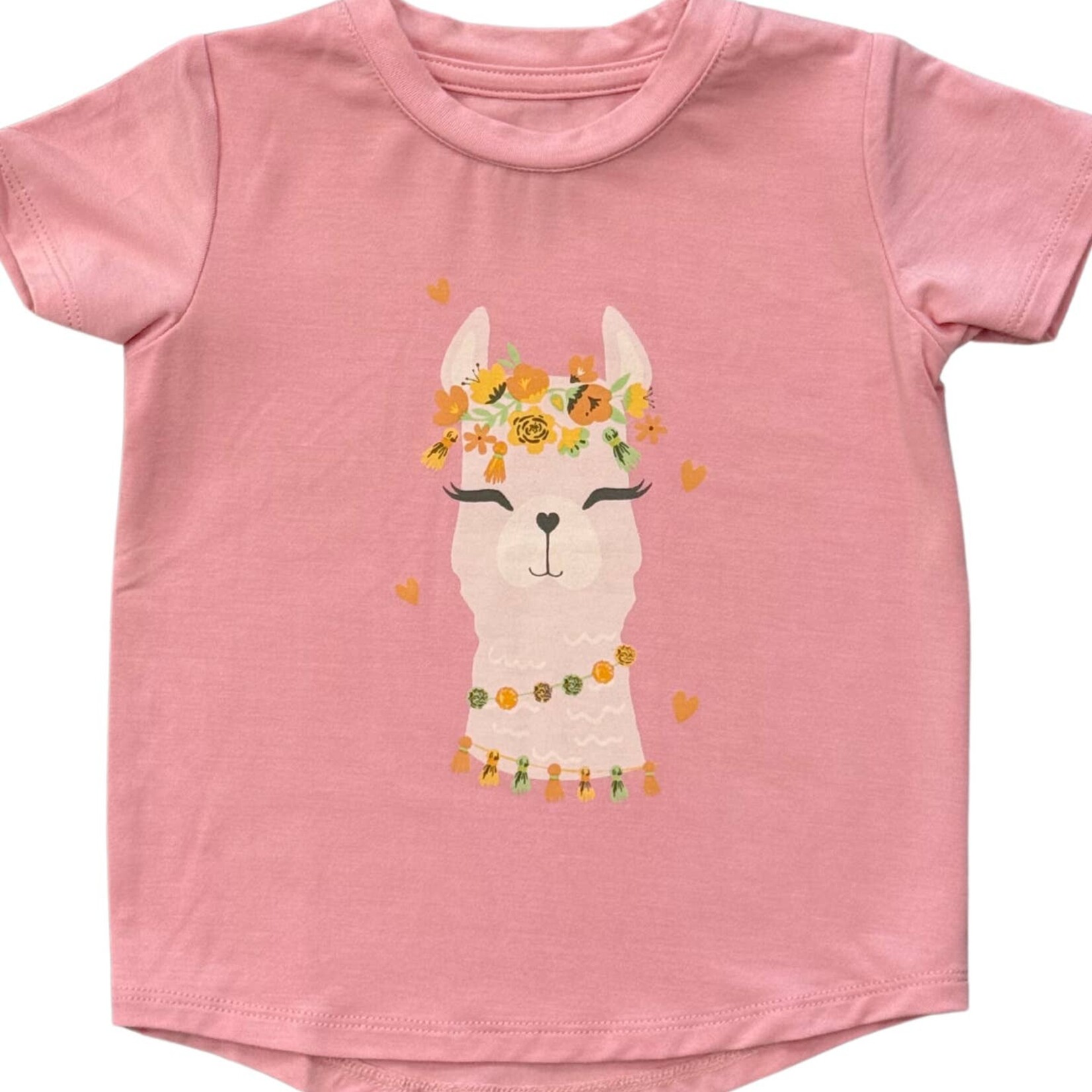 babysprouts clothing company Girls Baby Tee | Llamas
