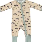 babysprouts clothing company Zip Romper | Dirt Bikes