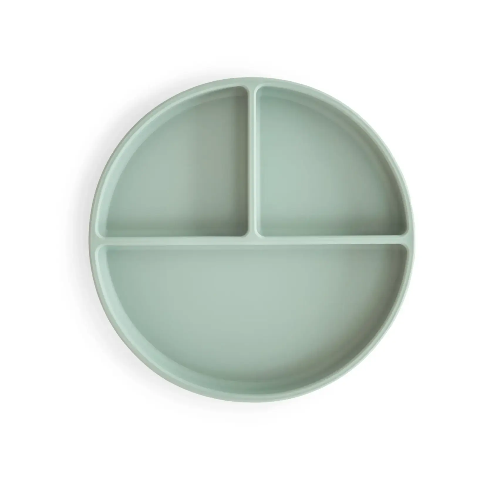 Mushie & Co Silicone Suction Plate, Cambridge Blue