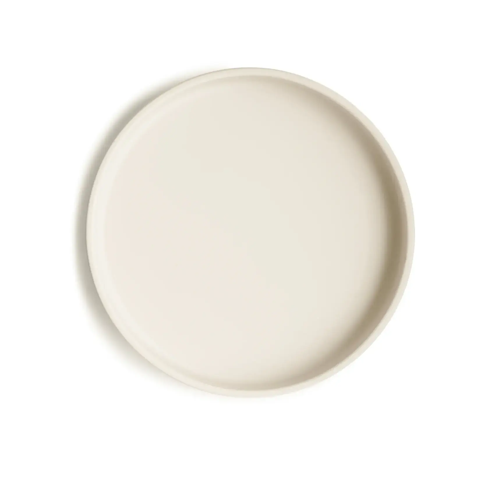 Mushie & Co Classic Silicone Suction Plate, Ivory