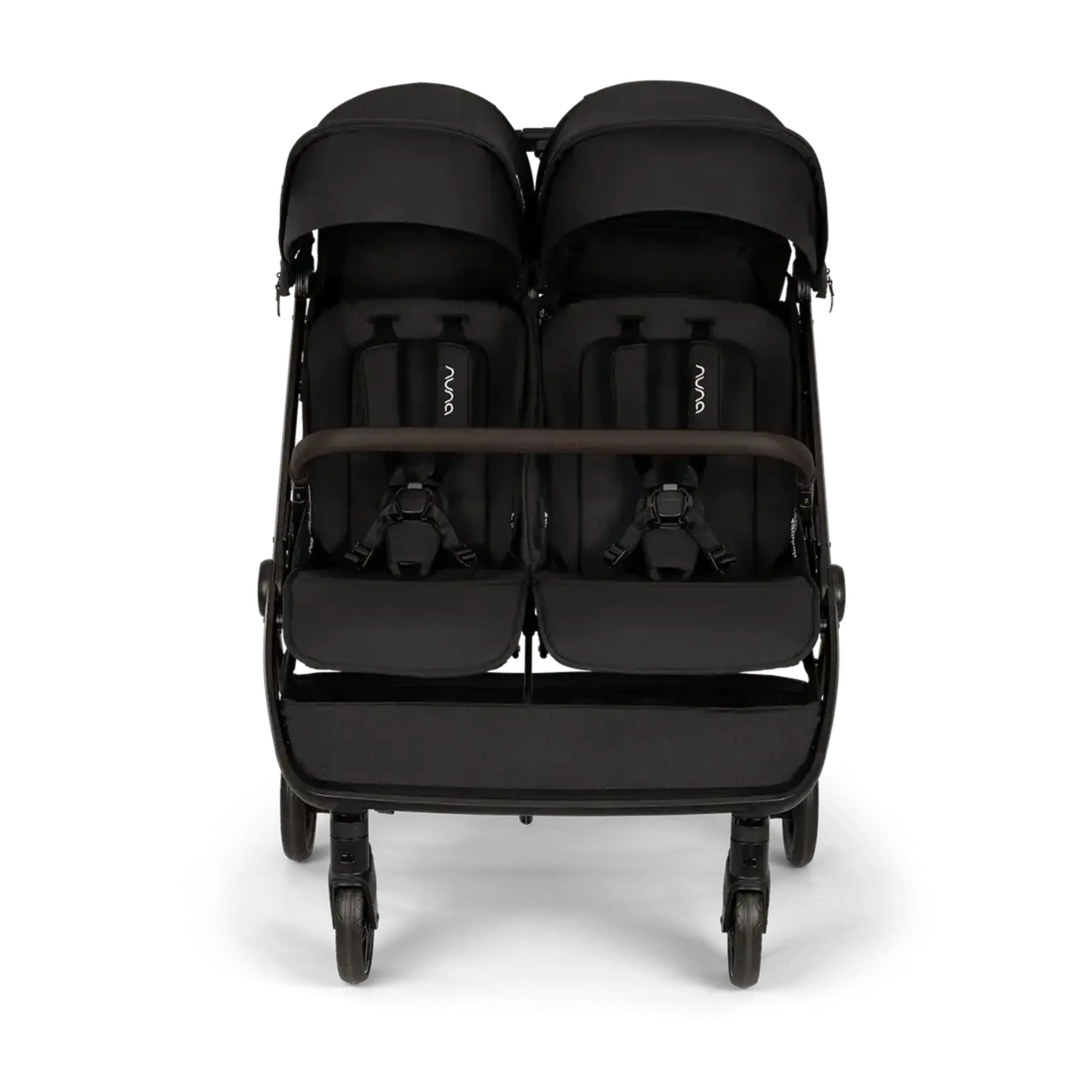 Nuna TRVL DUBL Lightweight Side by Side Double Stroller | Caviar OUT OF STOCK