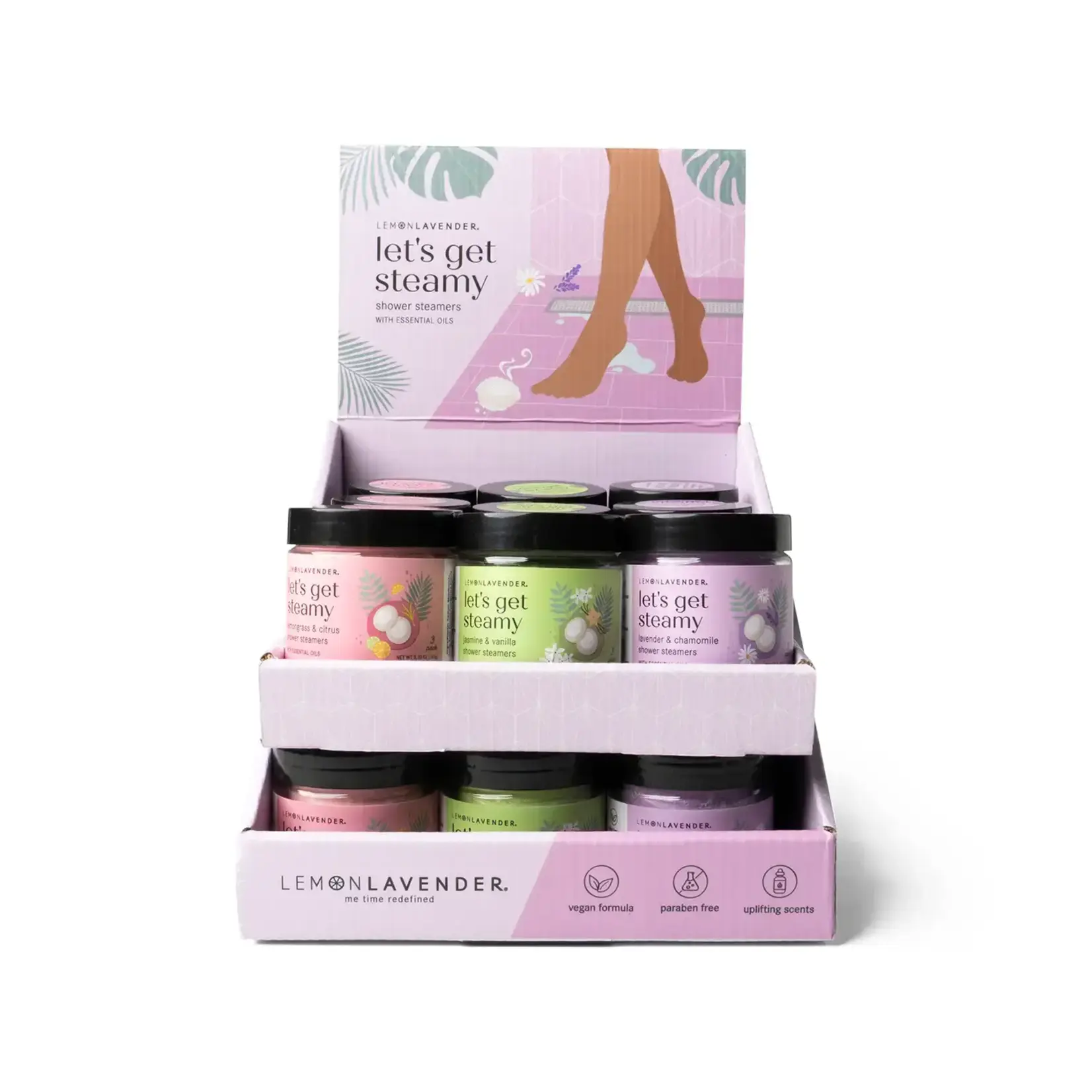 DM Merchandising Lemon Lavender Shower 3 Bombs -Assorted