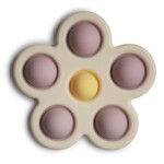 Mushie & Co Flower Press Toy Soft Lilac