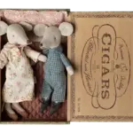 Maileg Grandma and Grandpa Mice in Cigarbox 2026