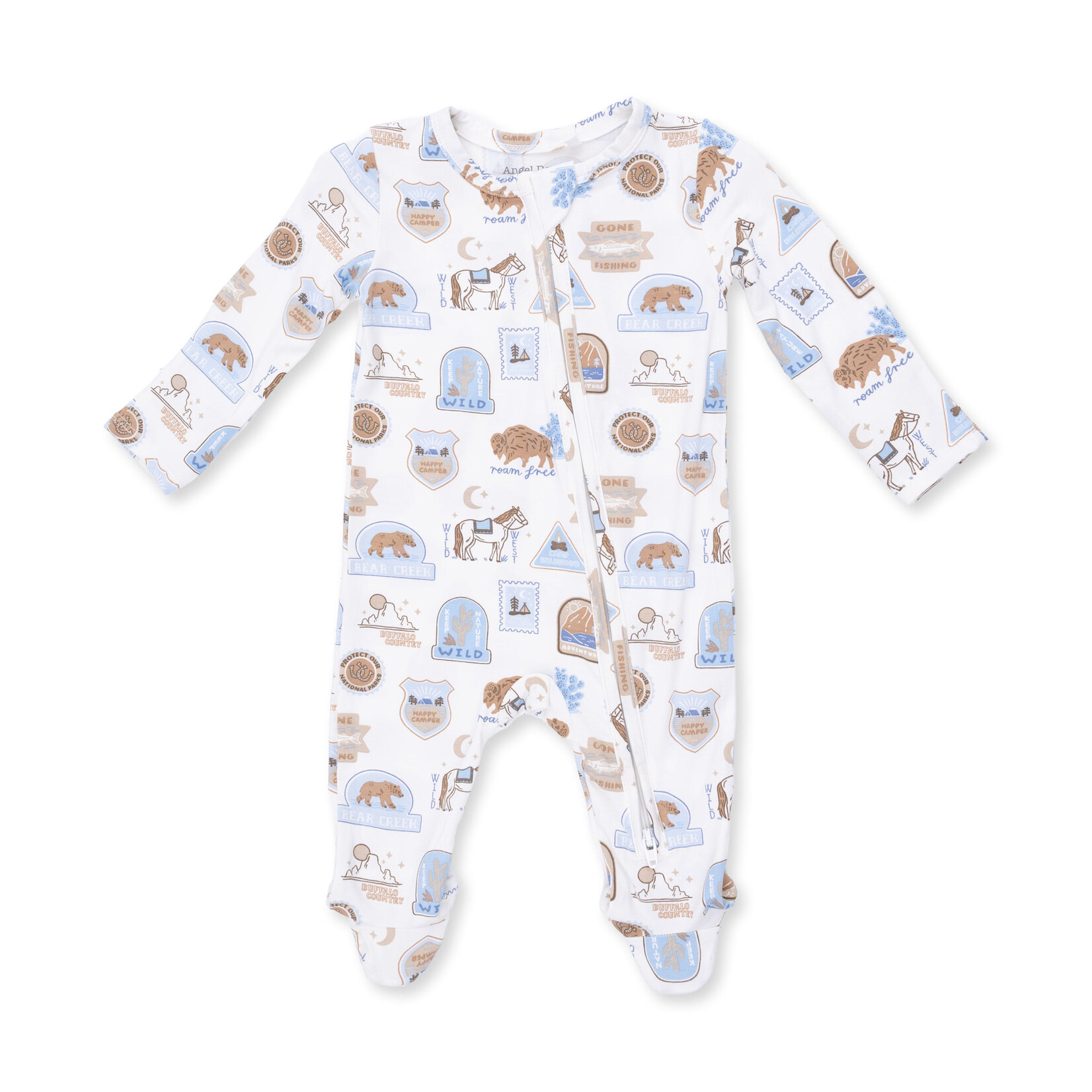 Angel Dear 2 Way Zipper Footie | National Parks Adventure