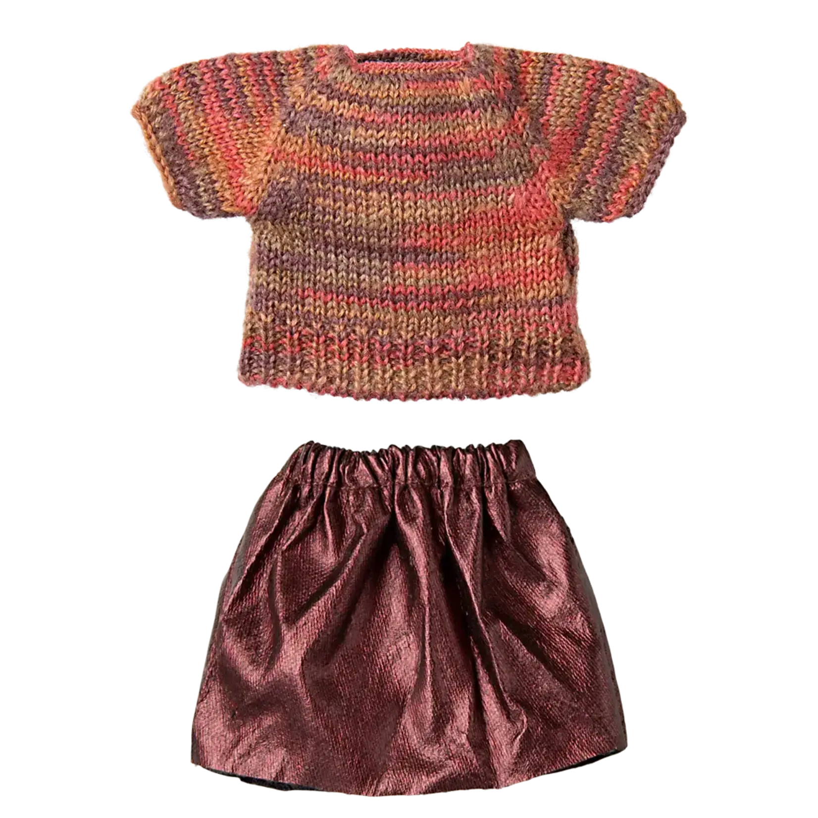 Maileg Skirt and Knitted Blouse, Mum Mouse