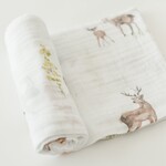 Little Unicorn Cotton Muslin Swaddle - Oh Deer