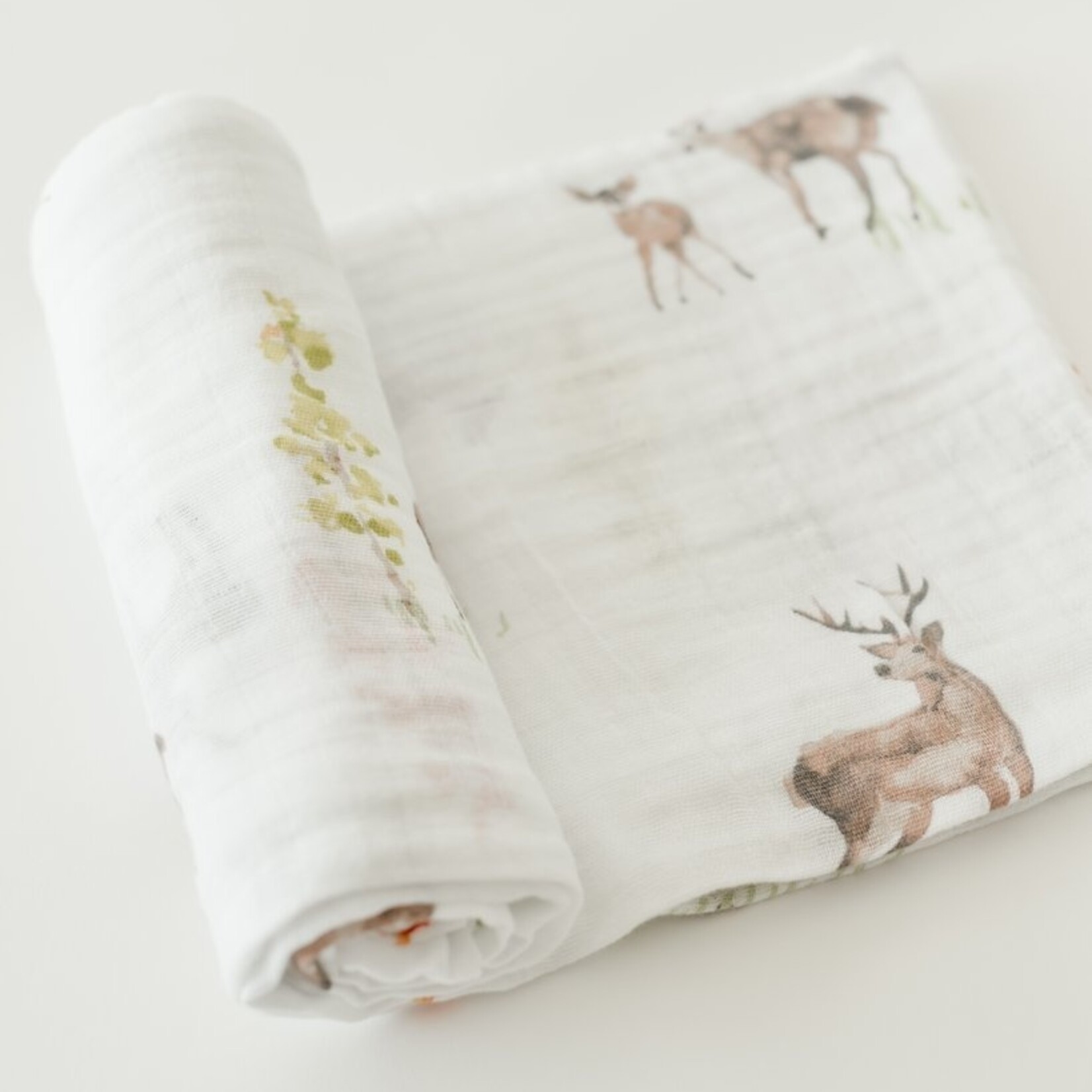 Little Unicorn Cotton Muslin Swaddle - Oh Deer