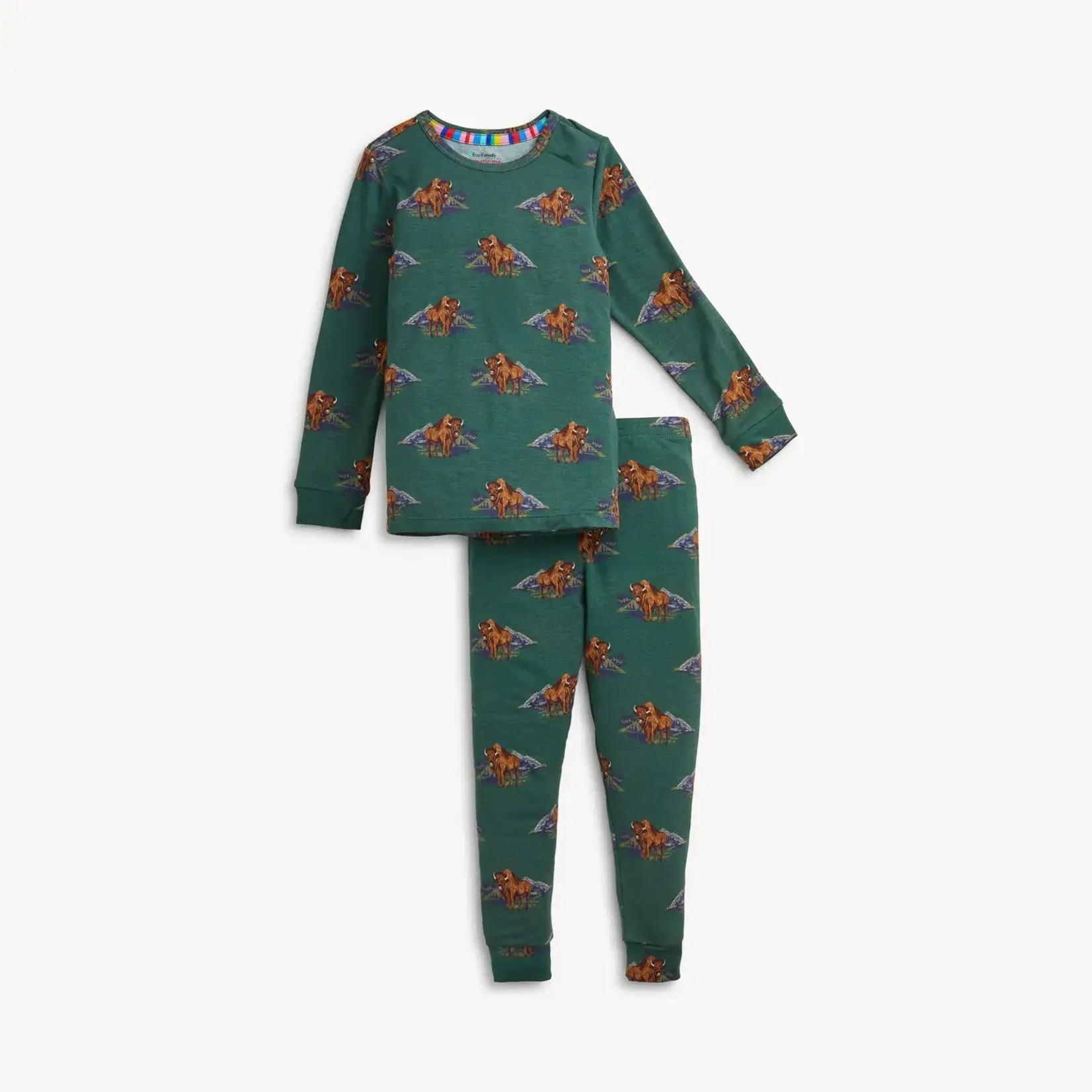 Magnetic Me L/S Pajama Set - Bison