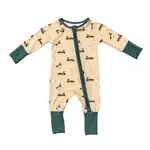 babysprouts clothing company Zip Romper | Mallard Ducks