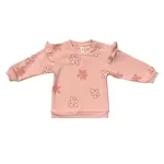 babysprouts clothing company Girl Ruffle Sweatshirt | Daisy Doodle