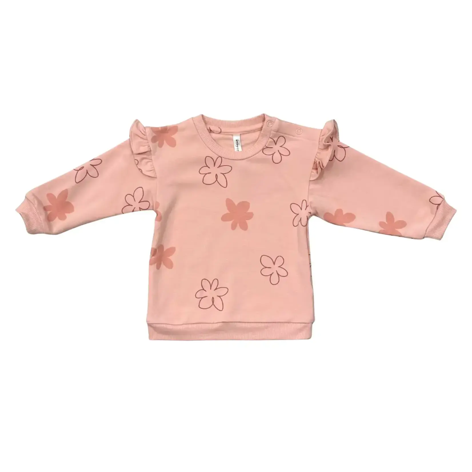 babysprouts clothing company Girl Ruffle Sweatshirt | Daisy Doodle