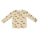babysprouts clothing company Long Sleeve Henley Tee | Mallard Ducks
