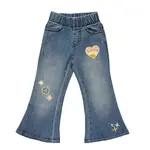 babysprouts clothing company Flare Denim Jeans | Mid Blue Wash