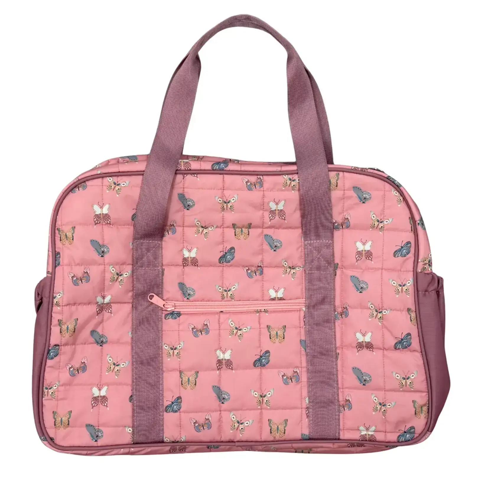 babysprouts clothing company Overnight Bag | Butterfly Bloom