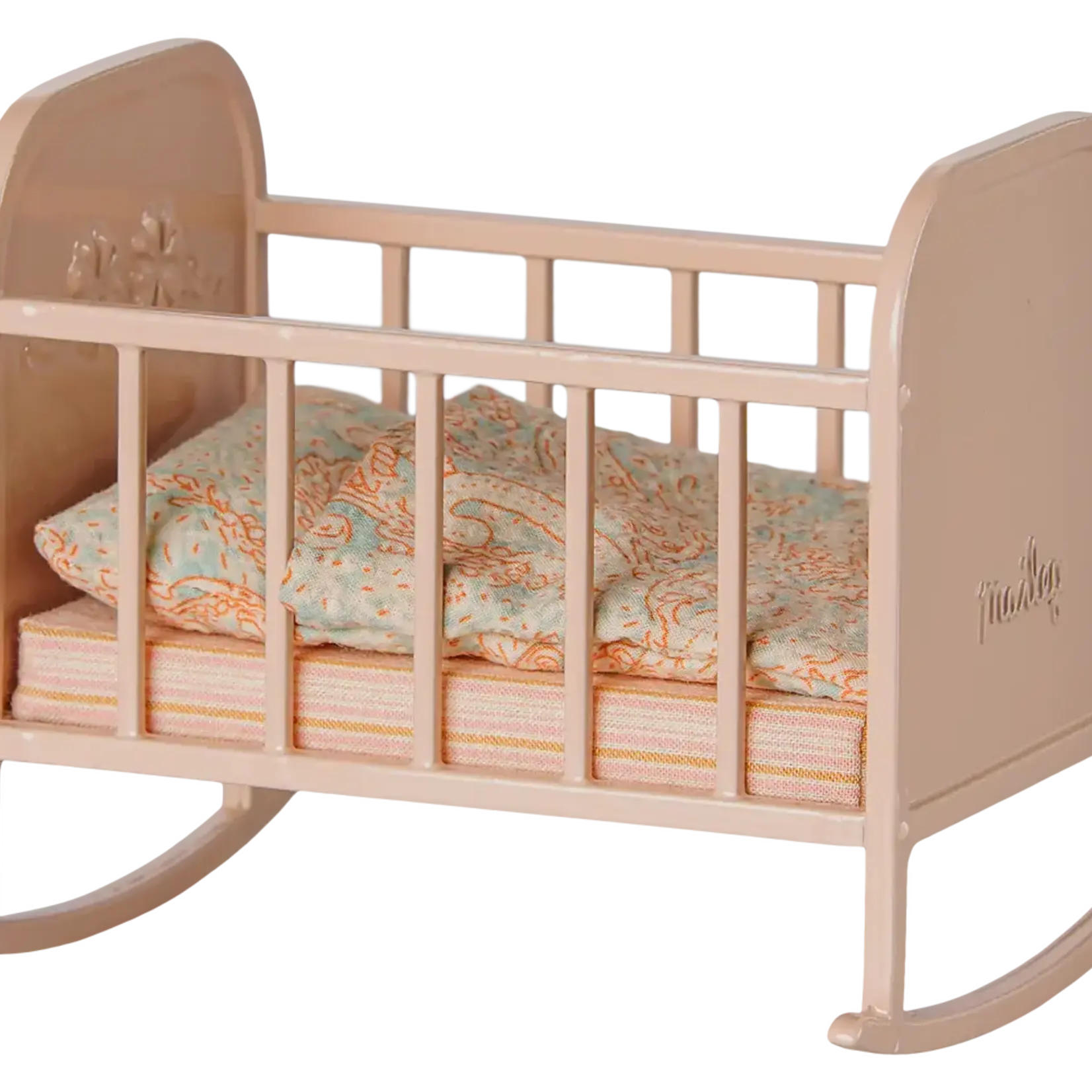 Maileg PRE-ORDER: Maileg Cradle, My - Light rose (Due mid-August