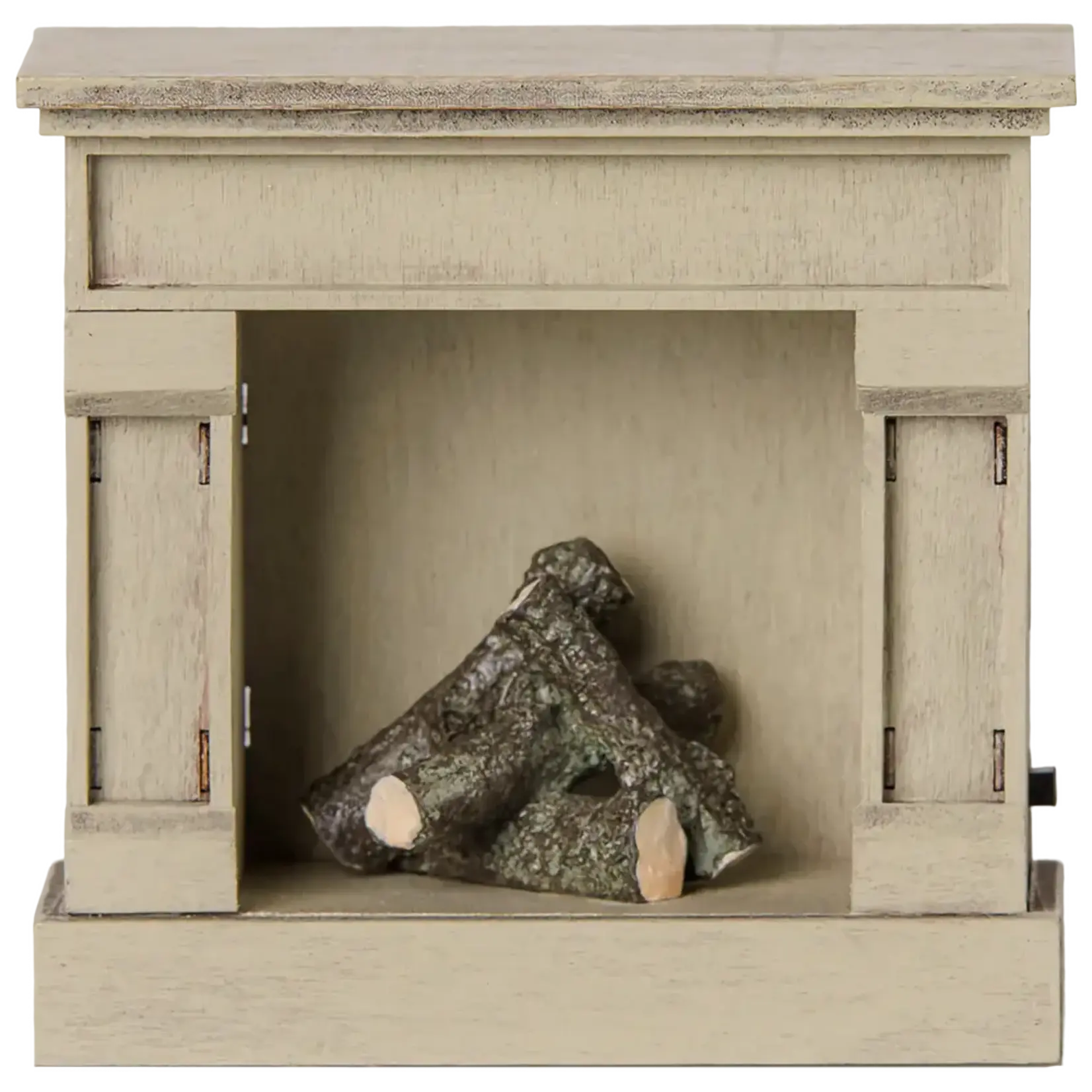 Maileg PRE-ORDER: Maileg Fireplace, Mouse - Off white (Due mid-August