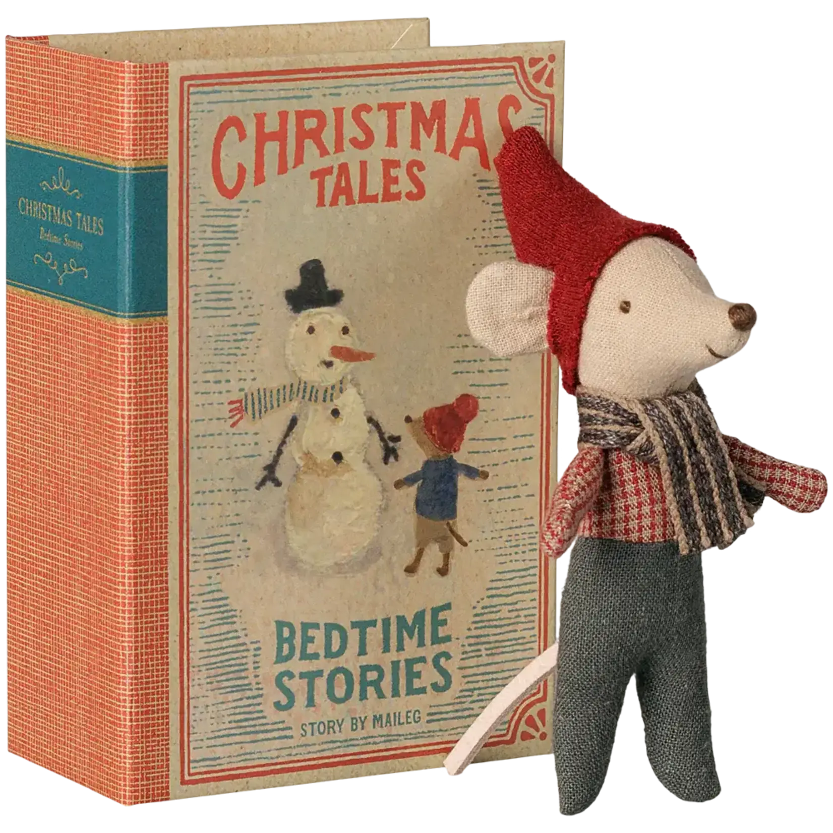 Maileg PRE-ORDER: Maileg Christmas mouse, Baby in book