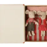 Maileg PRE-ORDER: Maileg Christmas twin mice, Little sister and brother in book