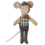 Maileg PRE-ORDER: Maileg Driver mouse, Little brother