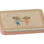 Maileg PRE-ORDER: Maileg Metal box w. sliding lid - Mice