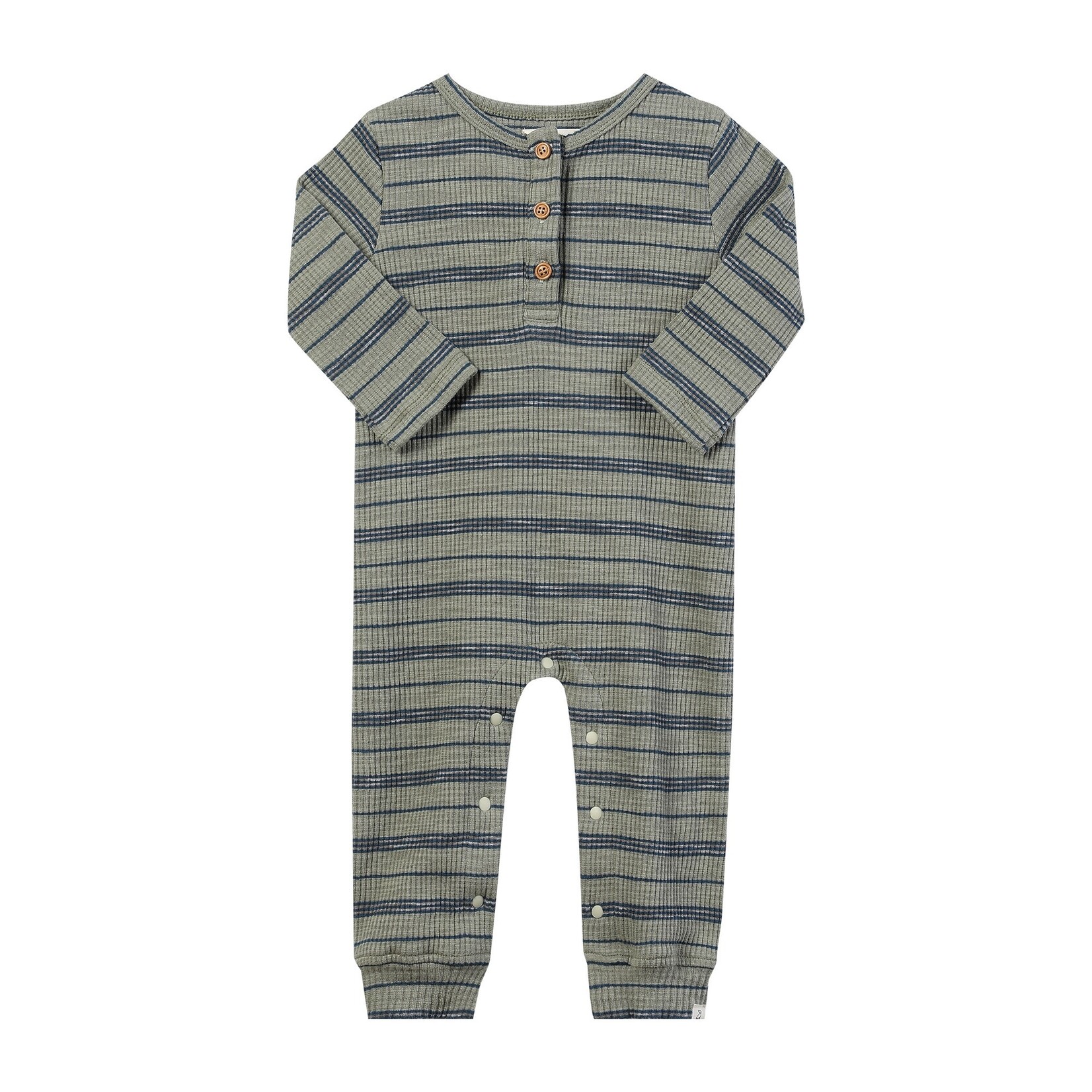 Mason Rib Henley Romper | Sage