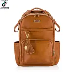 Itzy Ritzy Boss Plus Backpack Diaper Bag | Cognac .