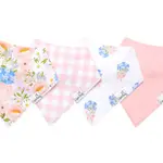 Copper Pearl Baby Bandana Bibs - Penelope - 4 pack