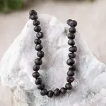 Kicks and Giggles Baltic Amber Necklace | Raw Cherry