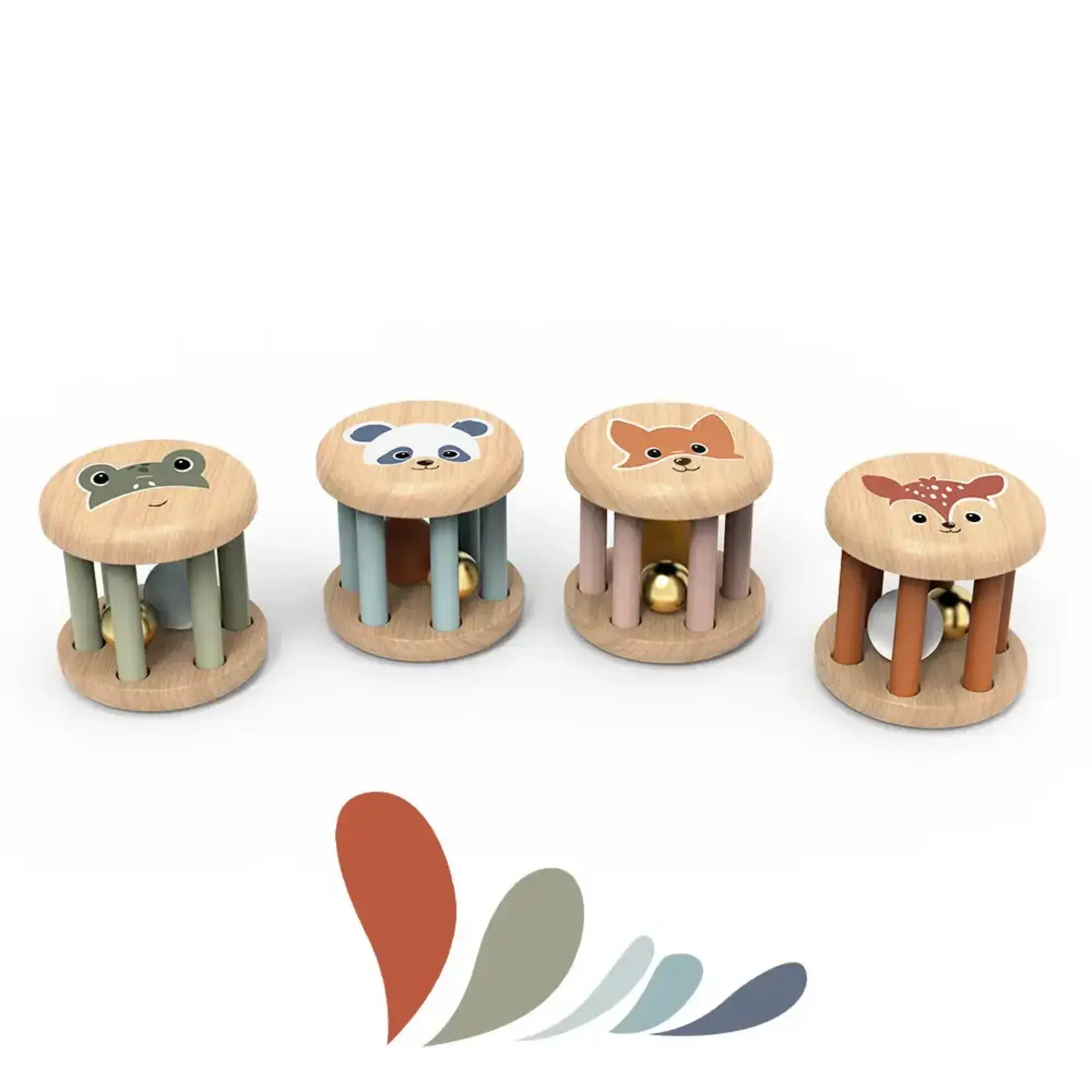 Speedy Monkey Roller Rattles