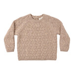Quincy Mae Knit Sweater Toddler | Heathered Almond
