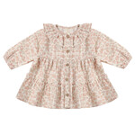 Quincy Mae Ruffle Collar Button Dress | Pink Blossom