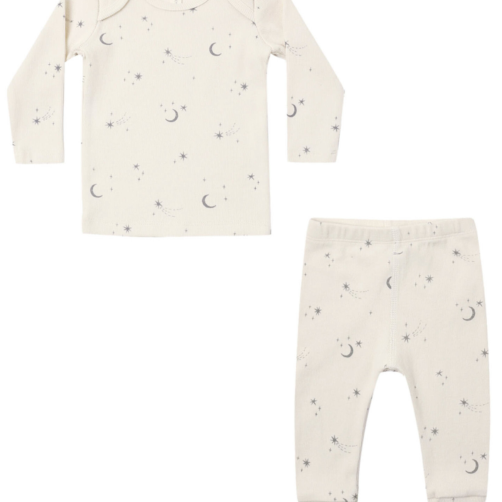Quincy Mae Ribbed Tee + Legging Set | Celestial