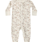 Quincy Mae Zip Long Sleeve Sleeper Footie | Floral Vine