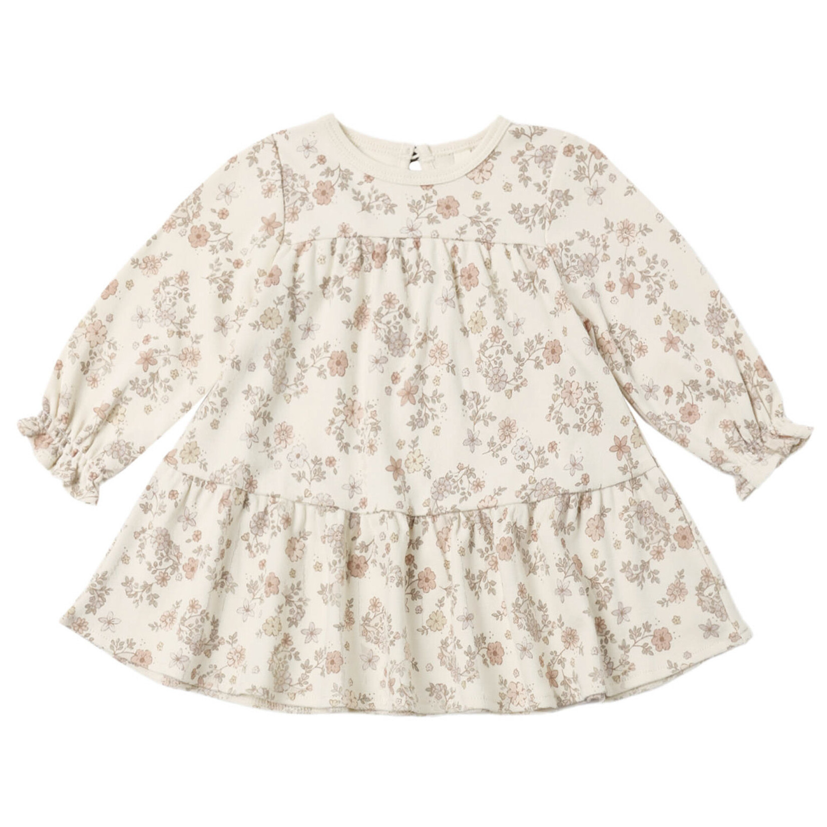 Quincy Mae Tiered Jersey Dress | Floral Vine