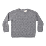 Quincy Mae Knit Sweater Baby | Heathered Slate